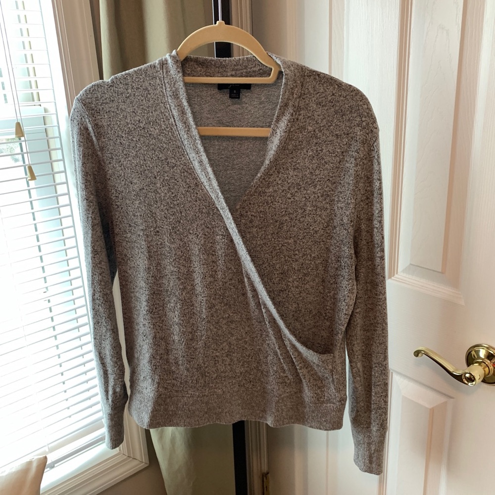 JCrew super soft wrap sweater
